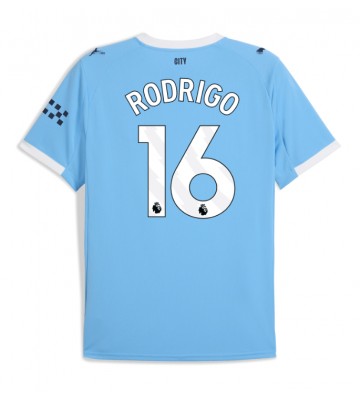 Manchester City Rodri Hernandez #16 Primera Equipación 2025-26 Manga Corta Manchester City Rodri Hernandez #16 Primera Equipación 2025-26 Manga Corta